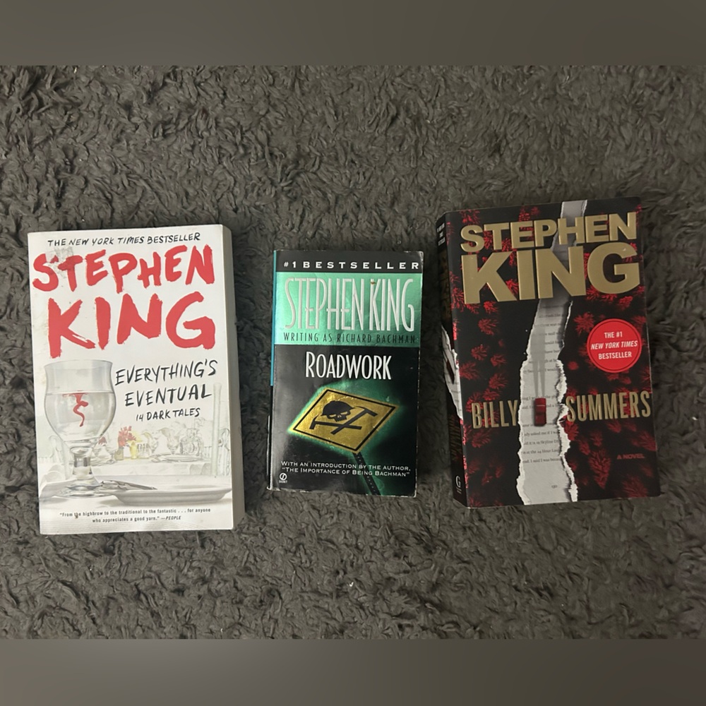 Paperback Book Set - Assorted Covers (White, Black, Red)